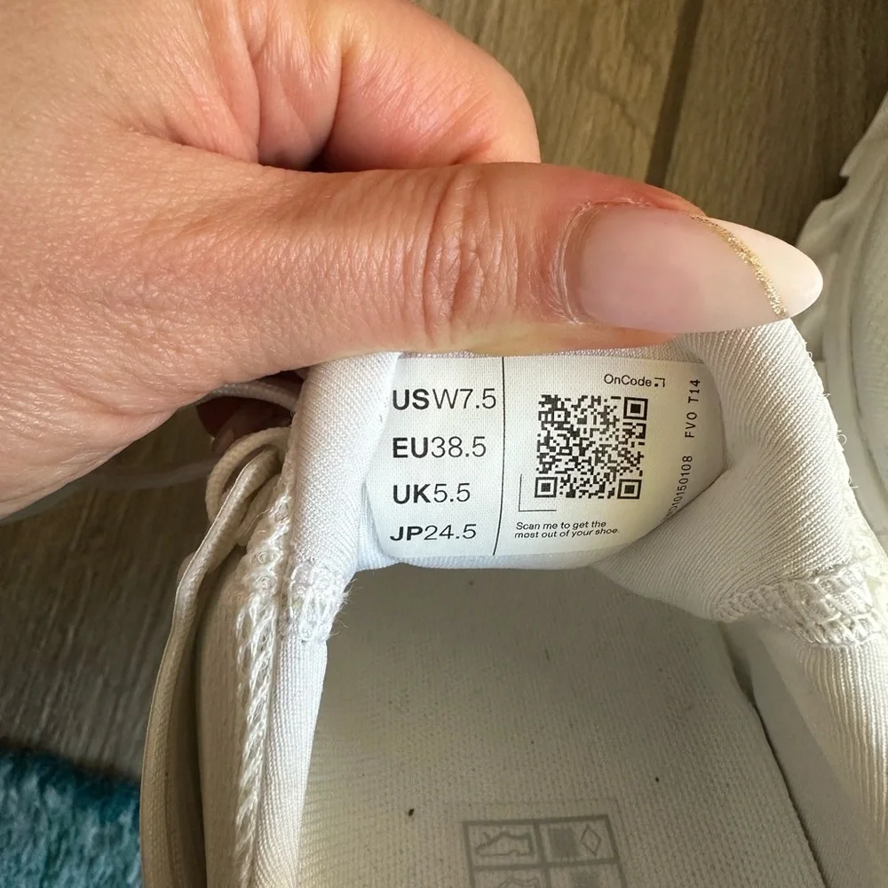 On Cloud White Sneakers - Picture 4 of 7